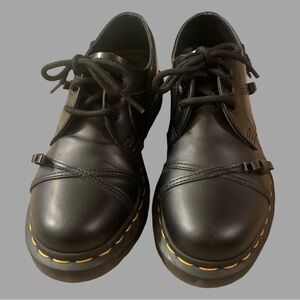 Dr Martens Black 1461 Bow Size 6 US 37 EU Women's Shoes Pre Owned With Box